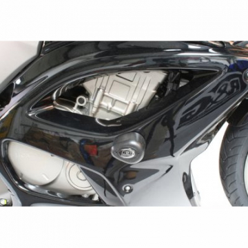view R&G CP0238BL Aero Style Frame Sliders, Black for Honda CBF1000GT '08-'09 (faired)
