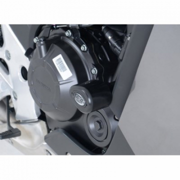 view R&G CP0340BL Aero Style No-Cut Frame Sliders for Honda CBR500R '13-'15
