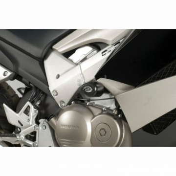 view R&G CP0290BL Aero Style Frame Sliders, Black for Honda Crossrunner '11-'18