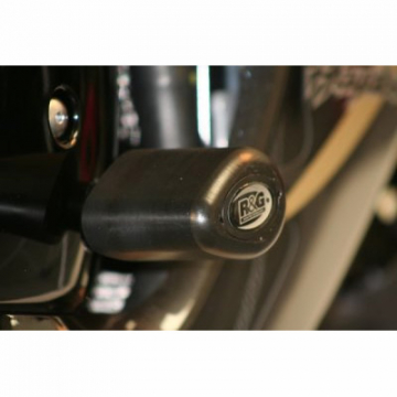 R&G CP0222WH Aero Style Frame Sliders, White for Suzuki Hayabusa '08-'20