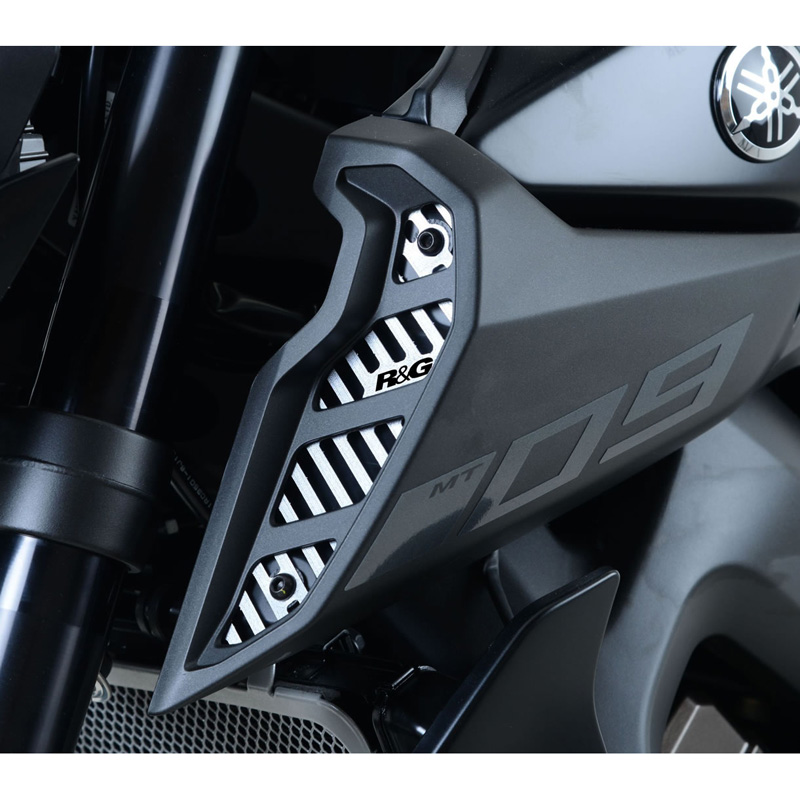 R&G AIC0005SS Stainless Steel Air Intake Covers for Yamaha FZ09 & MT