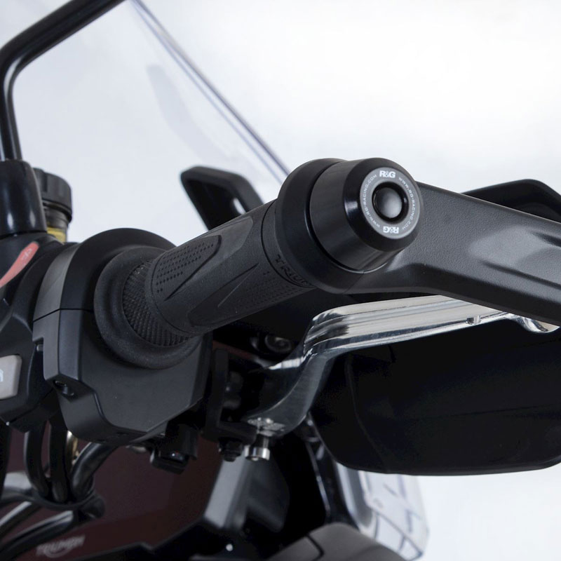 R&G BE0139BK Bar End Sliders for Triumph Tiger 900 GT / Rally (2020