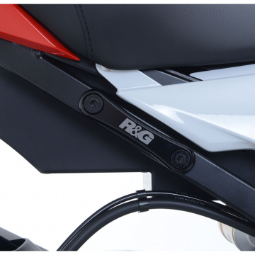 R&G BLP0002BKSINGLE Rear Foot Rest Blanking Plate, Single for BMW HP4, S1000RR / R