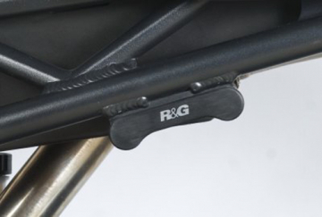 R&G BLP0017BK Passenger Foot Rest Blanking Plates for Triumph Daytona 675 (2006-2012)