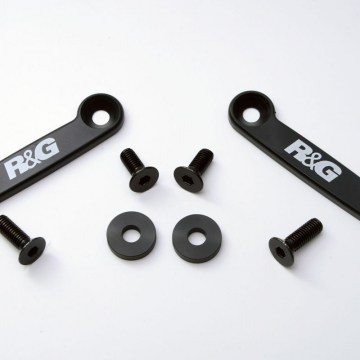 view R&G BLP0049BK Rear Footrest Plate, Left for Yamaha MT-25