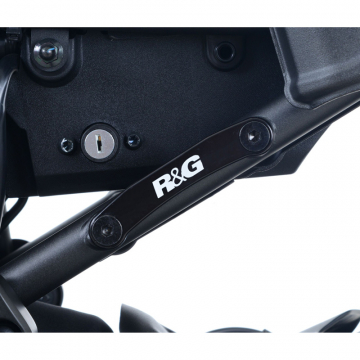 R&G BLP0055BK Rear Footrest Blanking Plates for Yamaha XSR700 (2018-)