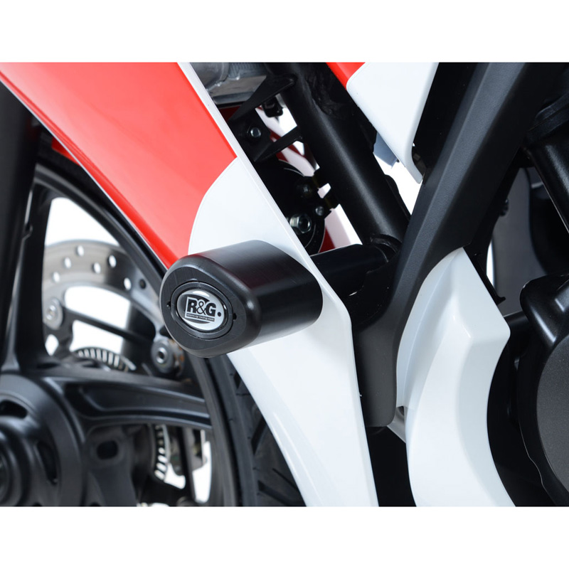 R&G CP0374BL Aero Style Frame Sliders for Honda CBR300R (2014current