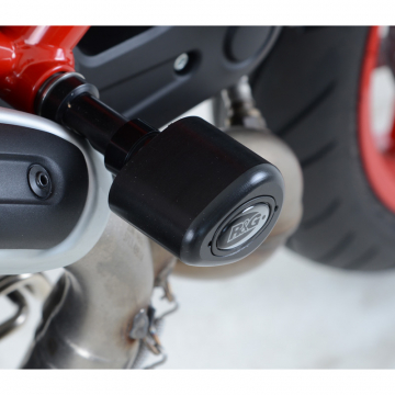 view R&G CP0433BL Aero Style Frame Sliders, Black for Ducati Monster 797 (2017-2018)