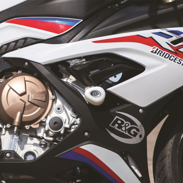 view R&G CP0471BL Aero Style Front Mount Frame Sliders for BMW S1000RR '19-'22