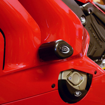 view R&G CP0487BL Aero Crash Protectors for Ducati Panigale V4(S) (2020-)