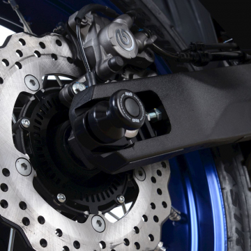 R&G CR0079BK Offset Cotton Reel Swingarm Spools for Yamaha models