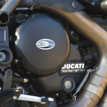 R&G ECC0118BK Right Side Engine Case Cover for Ducati Diavel