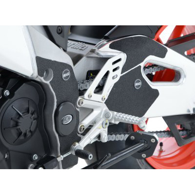 R&G EZBG001BL Boot Guard Kit for Aprilia RSV4 & Tuono V4