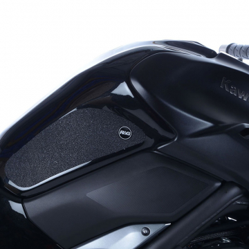 view R&G EZRG430CL Tank Traction Grips, Clear for Kawasaki Z900 (2017-)
