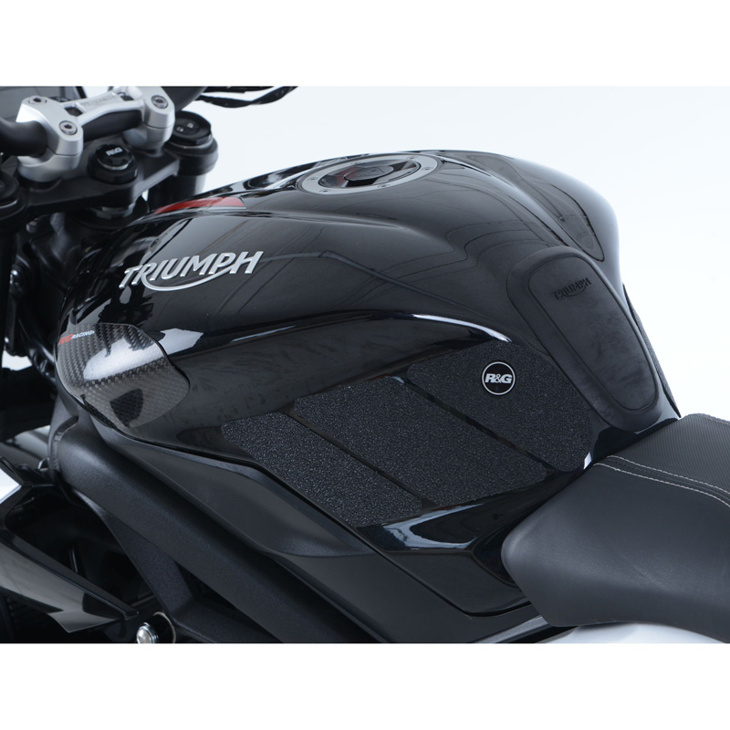 R&G EZRG801CL Tank Traction Grips for Daytona 675, Street Triple R