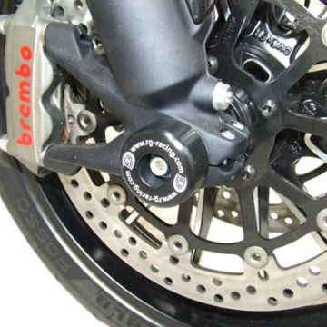 R&G FP0103BK Front Axle Sliders for Ducati Diavel (2011-2013)