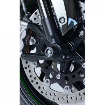 R&G FP0170BK Fork & Front Axle Protectors for Kawasaki Ninja H2 / R (2015-)
