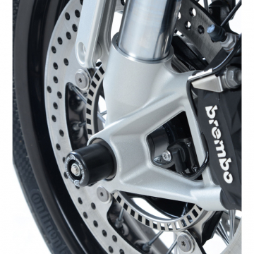 view R&G FP0201BK Front Axle Sliders for BMW R NineT Scrambler, Racer, Urban GS & Pure (2017-)