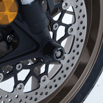 R&G FP0219BK Front Axle Sliders for Honda CB650R & CBR650R (2019-)