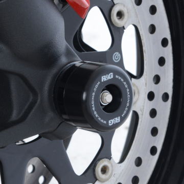 view R&G FP0221BK Front Axle Sliders Fork Protectors for Ducati Hypermotard 950 (2019-)