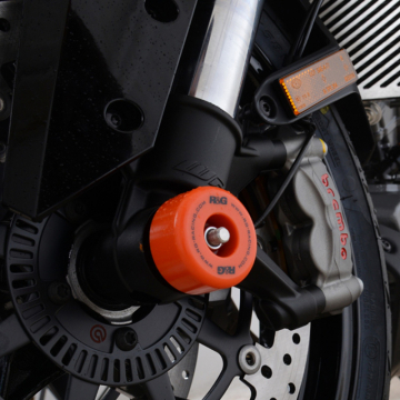 view R&G FP0227 Front Axle Sliders Fork Protectors for KTM 1290 Super Duke GT (2019-)