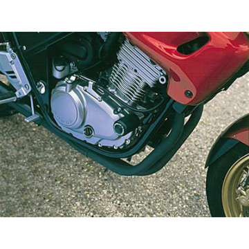 view R&G Classic Frame Sliders White for Honda CB500S up to '02