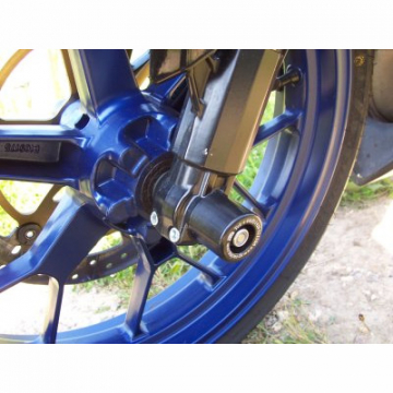view R&G Front Axle Sliders for Aprilia RS125 '06-up (internal bolt)