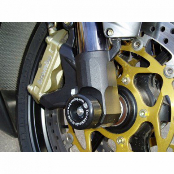 view R&G Front Axle Sliders for MV Agusta F4 1000R Brutale 910R