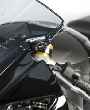 view R&G MBP0005BK Mirror Blanking Plate for Yamaha YZF-R6 (2006-current)