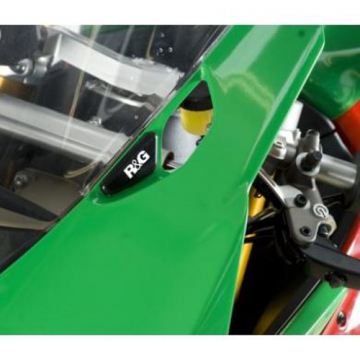 view R&G MBP0010BK Mirror Blanking Plates for Ducati 1199 and 899 Panigale