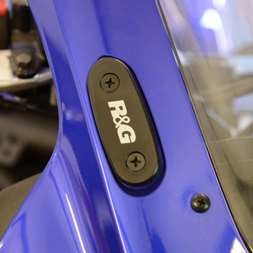view R&G MBP0034BK Mirror Blanking Plates for Yamaha YZF-R3 (2019-)