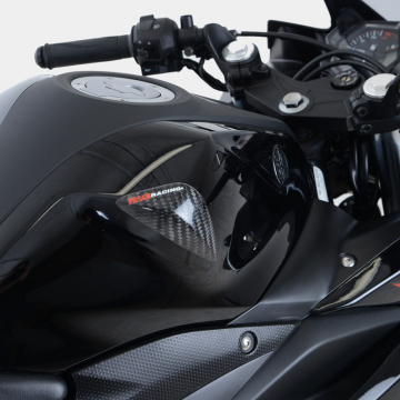 view R&G TS0027C Carbon Fiber Tank Sliders for Yamaha YZF-R25 / YZF-R3 (2015-)