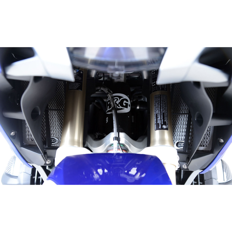 R&G RAD0208BK Radiator Guard, Black for BMW R1200RT (2014 ...