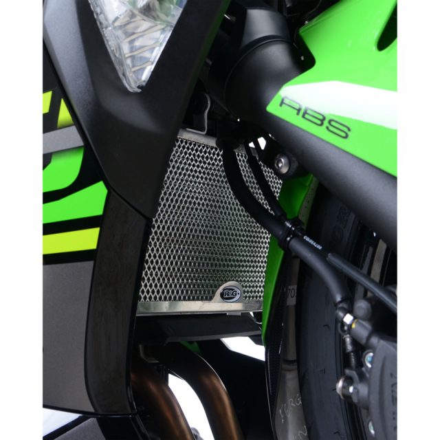 ニドキング R&G Racing RAD0230 Radiator Guard for Kawasaki Ninja 250/400