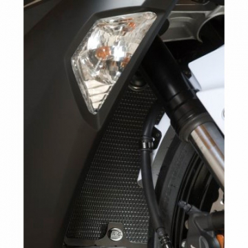 R&G Radiator Guard Black for Kawasaki ZX6-R '13-up