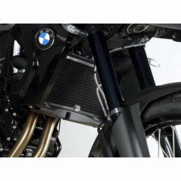 view R&G Radiator Guard Black for BMW F800GS '08-up