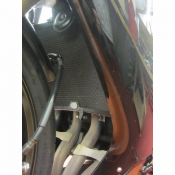 R&G Radiator Guard Black for Kawasaki ZX-10R '06-'07