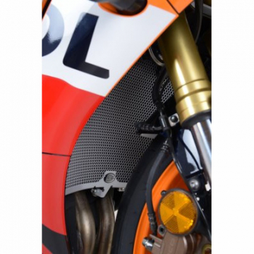 view R&G RAD0146TI Radiator Guard, Titanium for Honda CBR600RR '13-'21