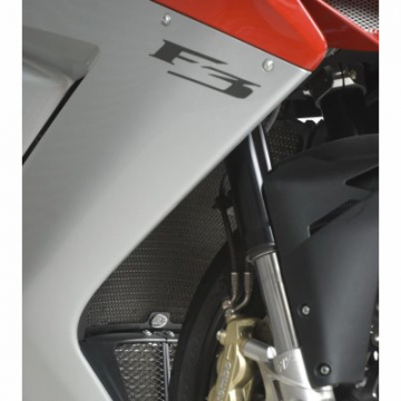 R&G Radiator Guard Titanium for MV Agusta F3