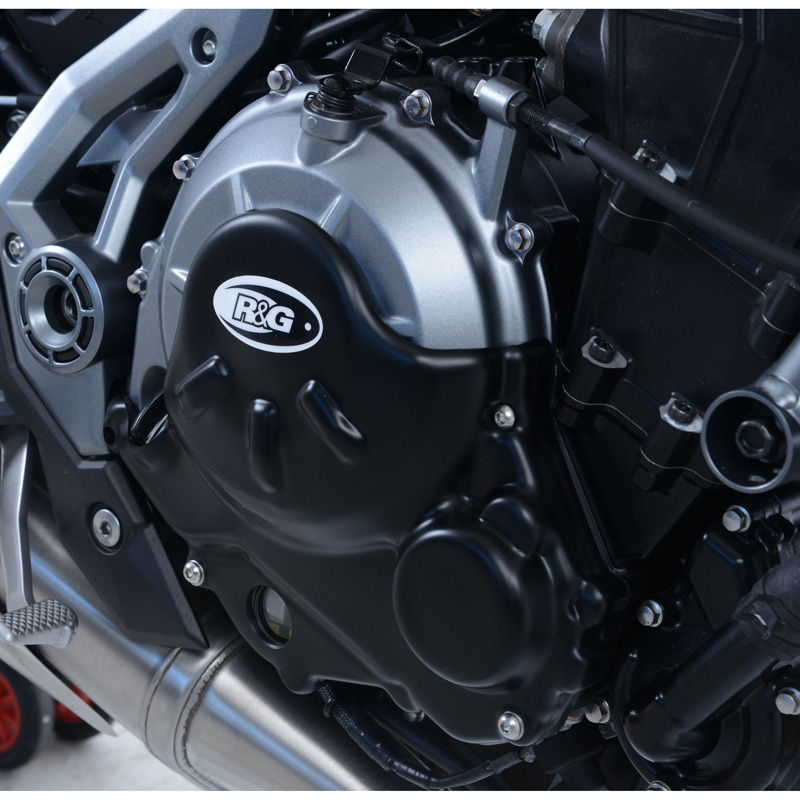 R&G SCC0002BK Slash Cut Engine Case Cover, Right Kawasaki Z650/RS