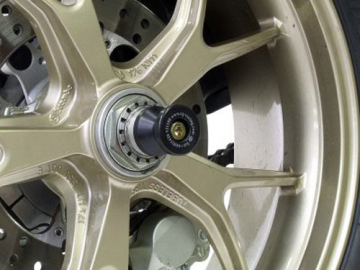 view R&G SS0029BK Rear Axle Sliders, Spool Style for Ducati Monster 1100/S (2009-2013)