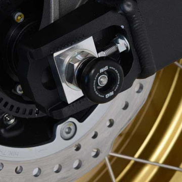 view R&G SS0055BK Rear Axle Sliders, Black for Honda Africa Twin CRF1100L (2020-)