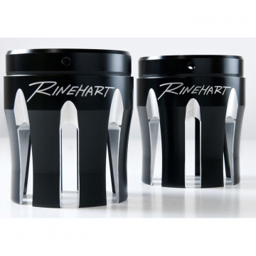 view Rinehart Slip-on 4" Exhaust w/ Castle Caps for Indian Chieftain (2014-)