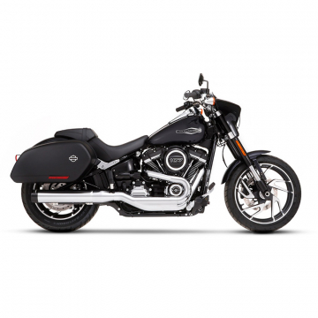 Rinehart 500-1230 4" Slip-on Exhaust for Harley Softail Sport Glide (2018-)