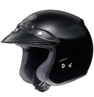 Shoei RJ-Platinum R Open Face Helmet Black