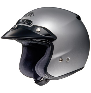 Shoei RJ-Platinum R Open Face Helmet Light Silver