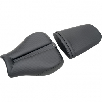 Saddlemen 0810-S025 Track-CF Style Gel Channel Solo Seat for Suzuki GSX1300R Hayabusa (2008-current)