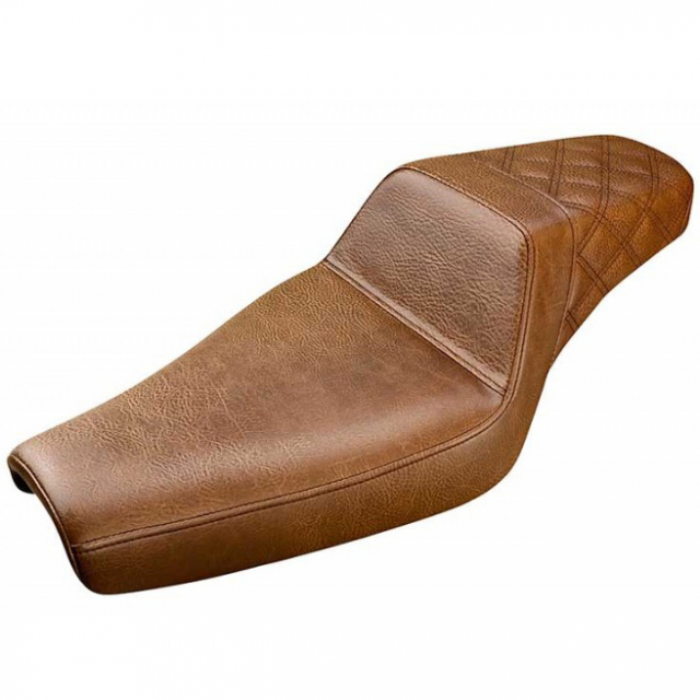 Saddlemen 807-03-173BR Step-Up LS Seat Rear, Brown Harley XL