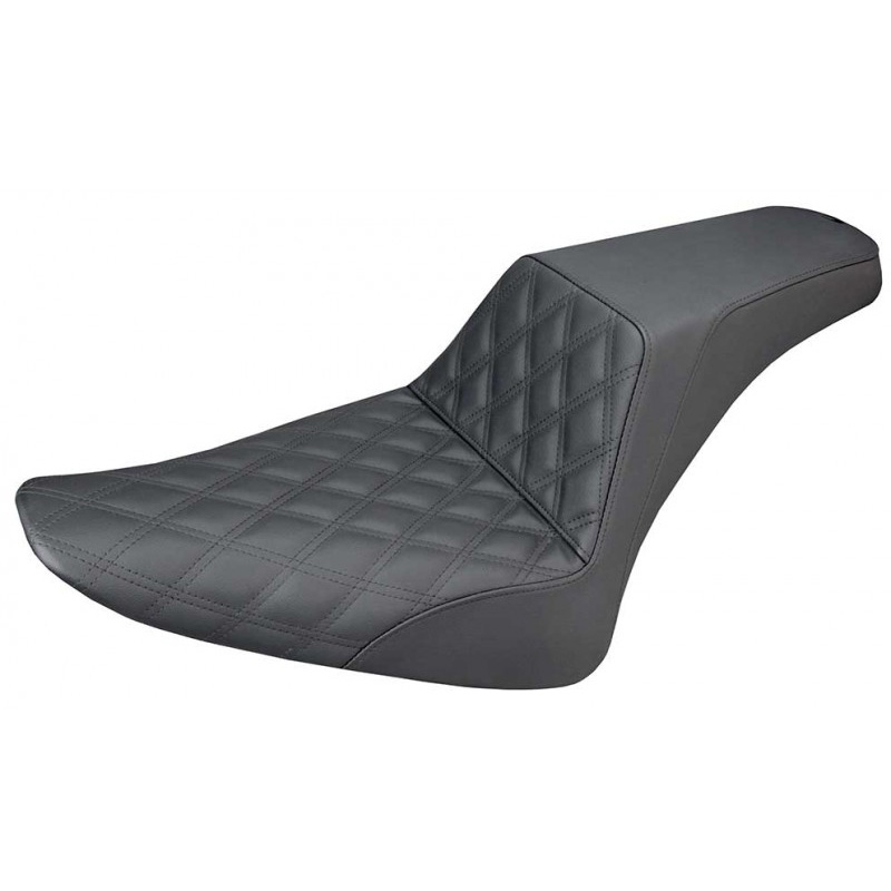 Saddlemen 812-26-172 Step-Up LS Seat Front, Black for Harley