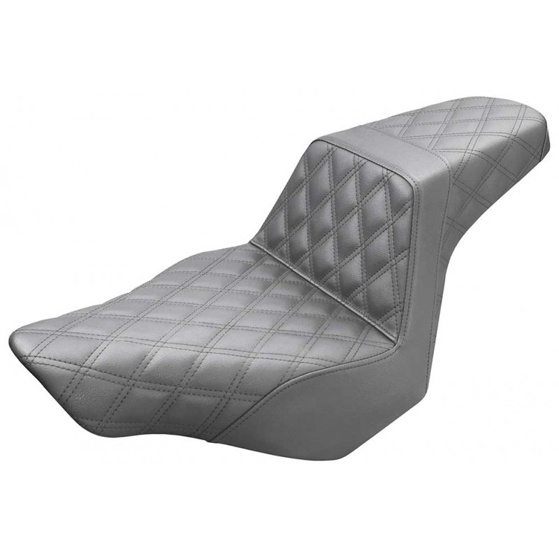 thumbnail image 2 of Saddlemen Rear LS Step-Up Seat For 2008-2023 Harley Touring - Black - Get Lowered Cycles 2 of 12